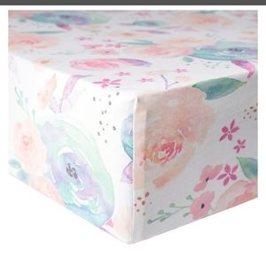 Copper Pearl fitted bedsheet Bloom